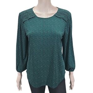 Adrianna Papell Green Blouse